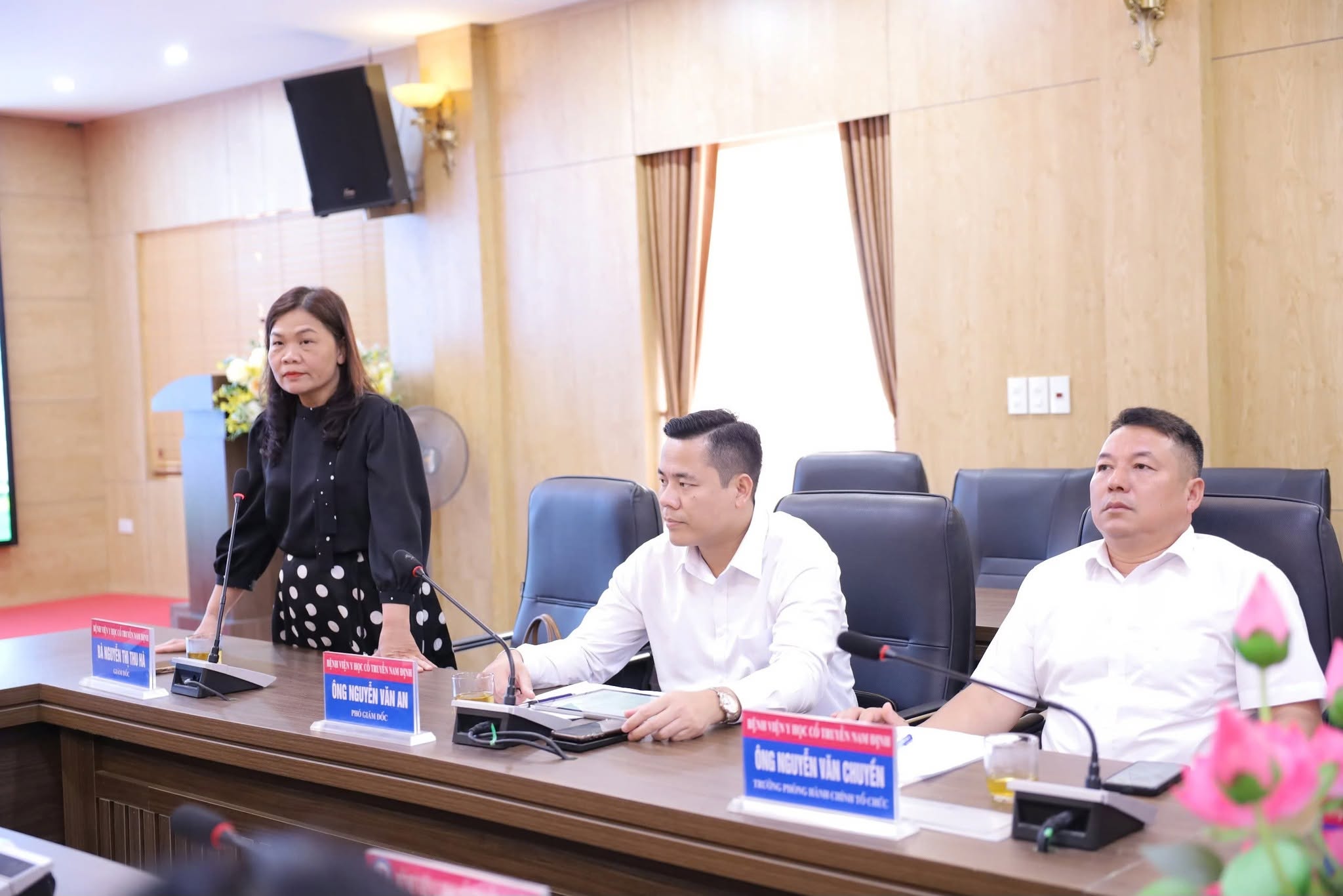 Hình ảnh hoạt động của Bệnh viện Y học Cổ truyền Nam Định