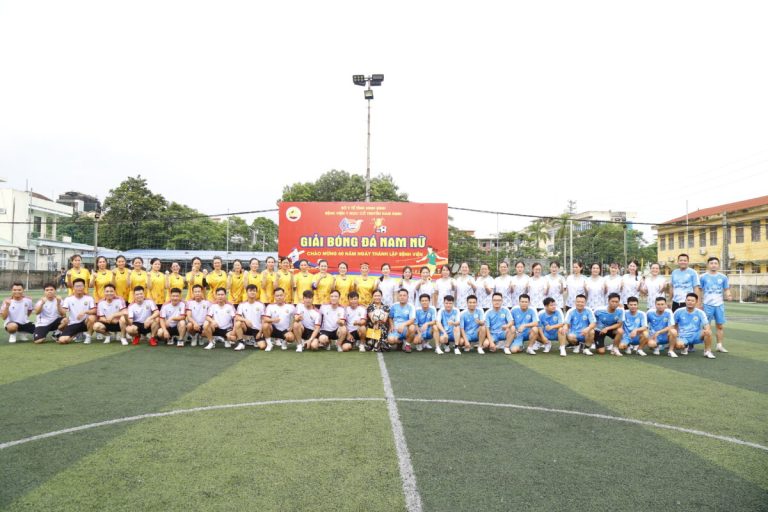 Giải bóng đá nam nữ Chào mừng 60 năm ngày thành lập Bệnh viện Y học cổ truyền Nam Định