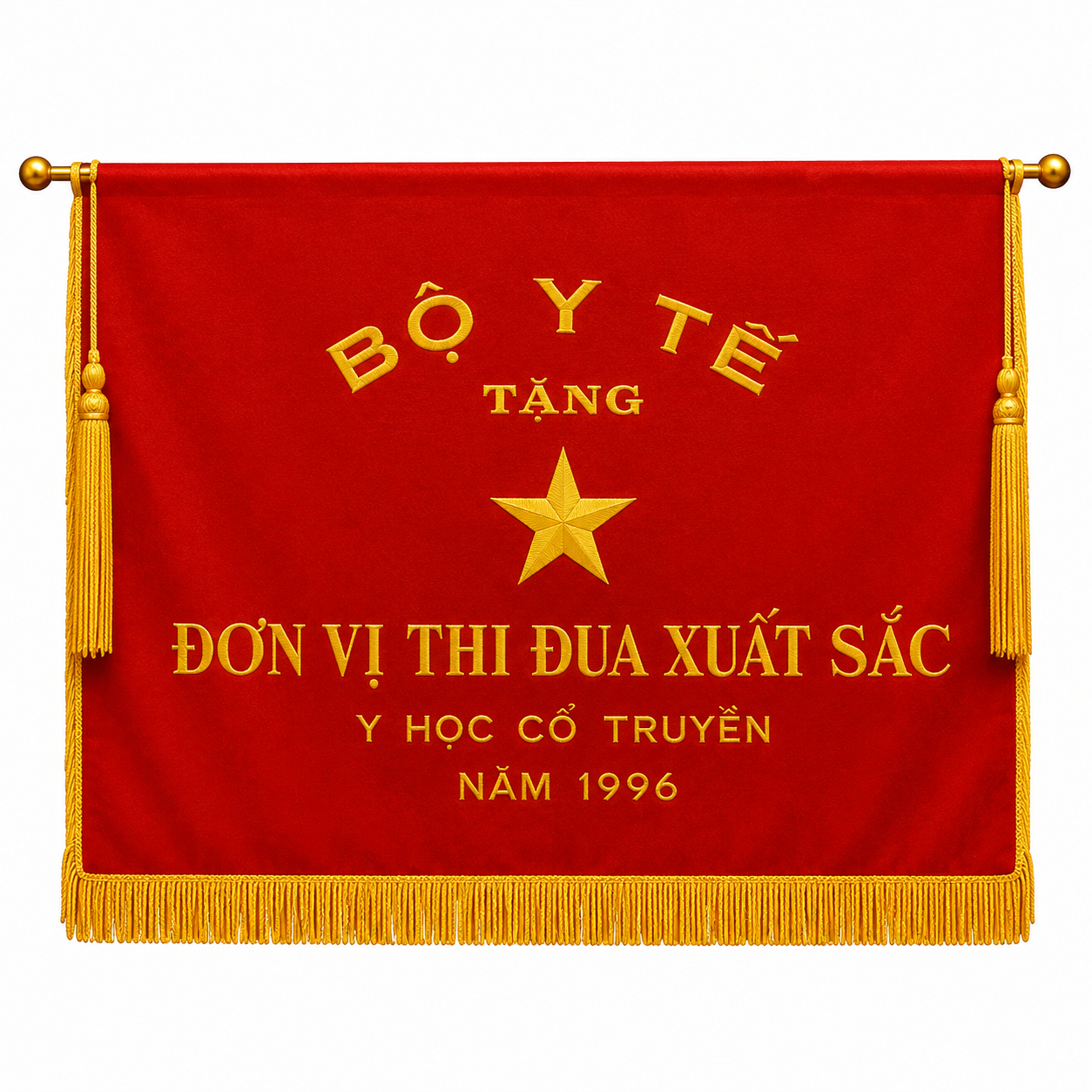1996 - Cờ tặng Đơn vị thi đua xuất sắc của Bộ Y tế