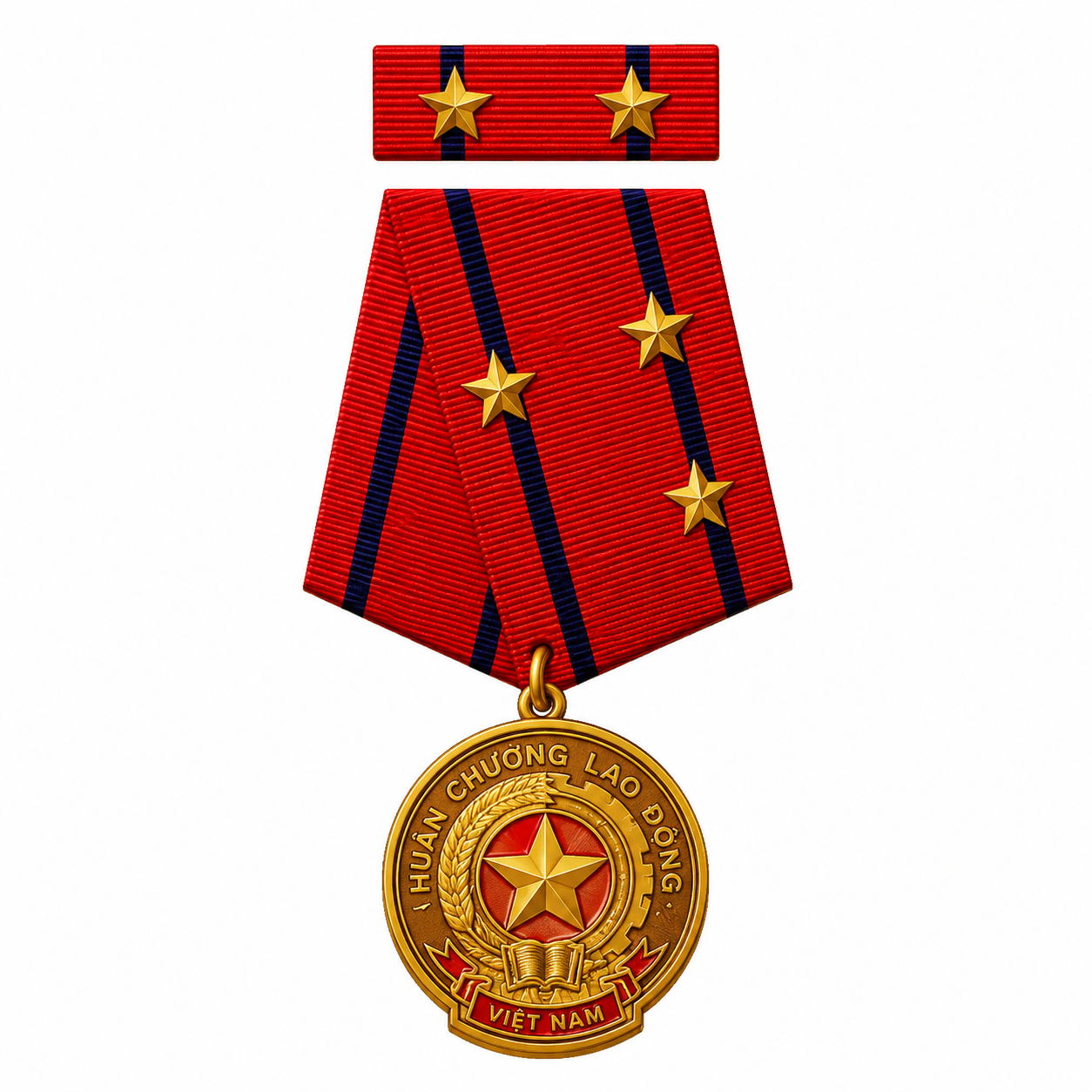 1995 - Huân chương Lao động hạng Nhì